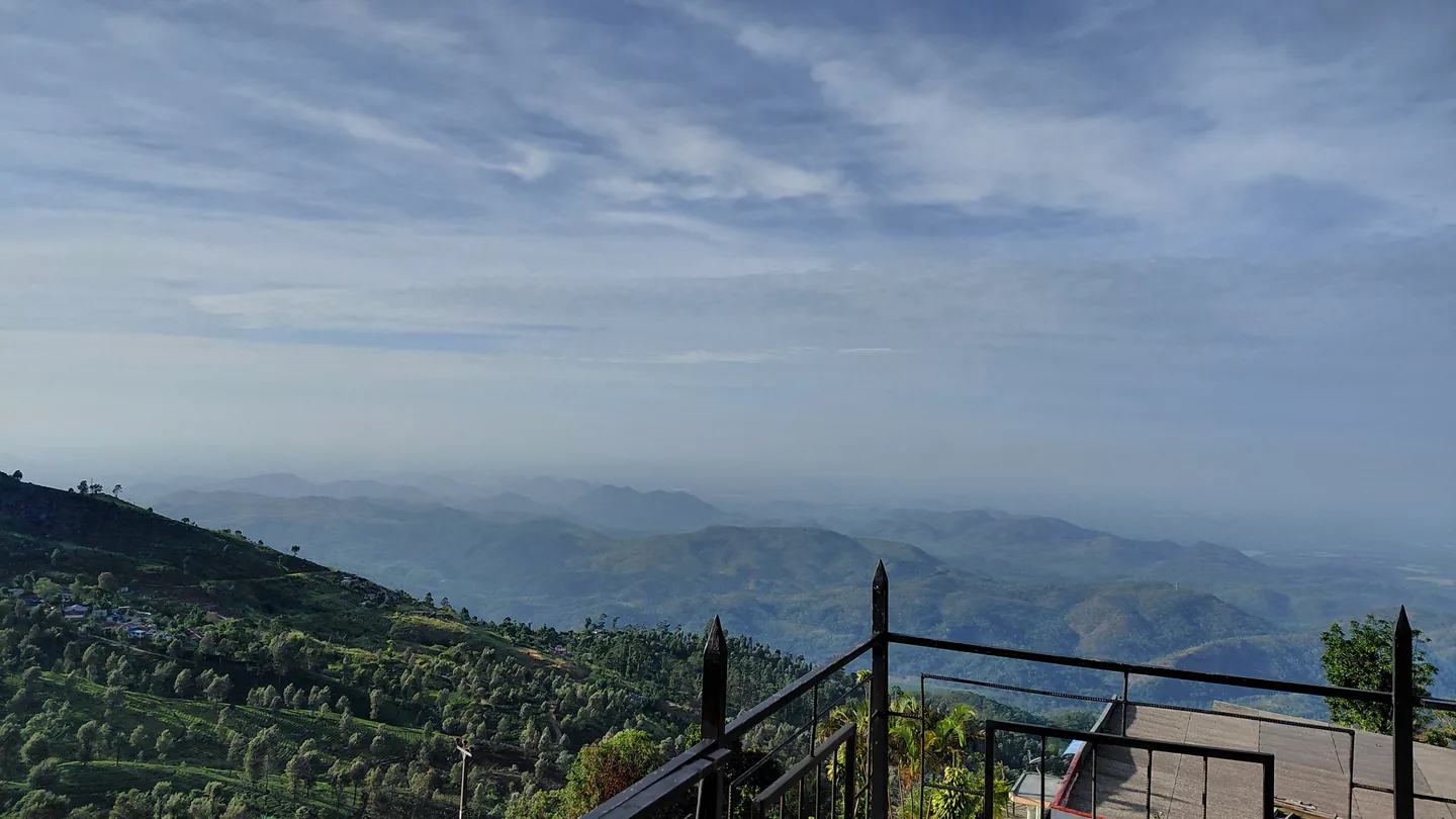 Layered hills visible from The Mist property in Haputale.