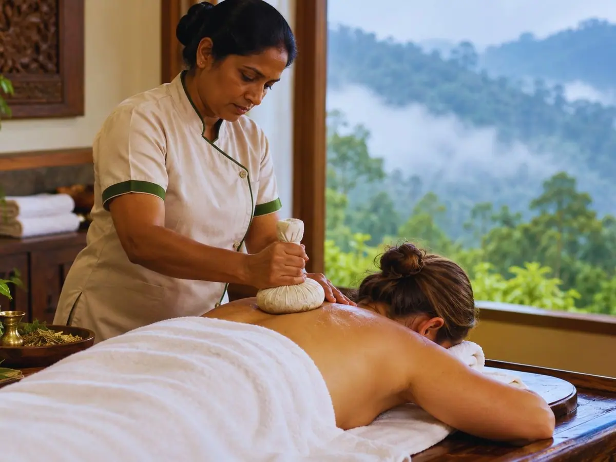 Fomentation treatment at The Mist.